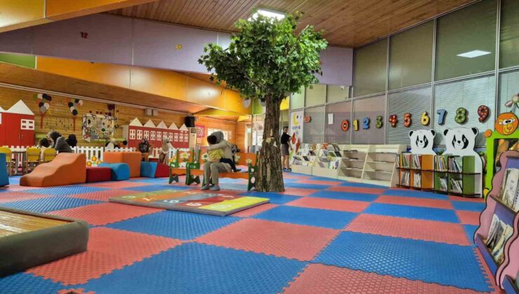 Sincan’daki Bebek Kütüphanesinde anneler ve çocukları kaliteli vakit geçiriyor