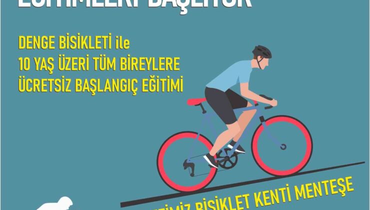 Bisiklet sürüş eğitimleri başlıyor
