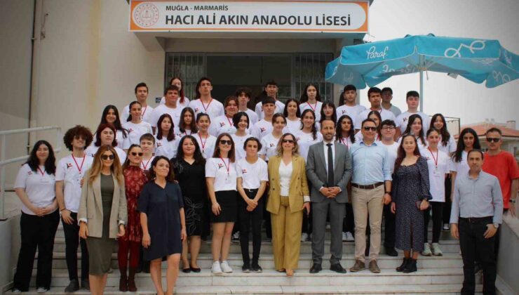 Marmaris’te lise öğrencileri projelerini sergiliyor