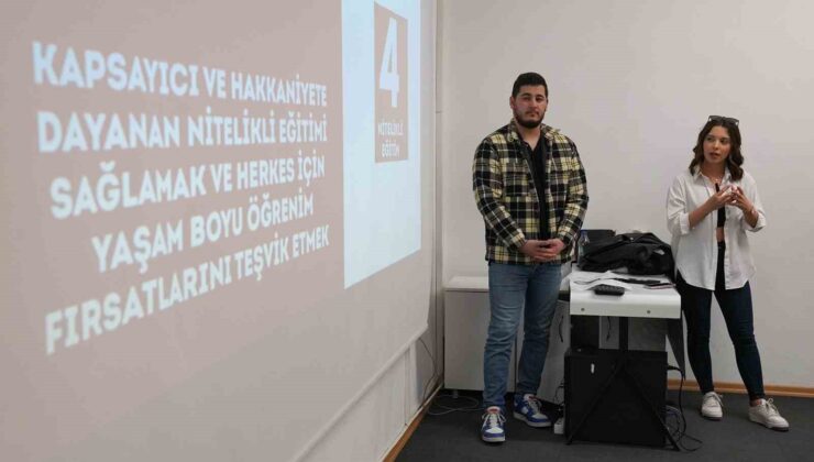 Üniversiteli gençlerden farkındalık eğitimi