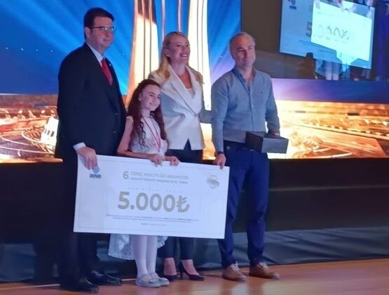 Buldanlı minik Berin su tasarrufu projesiyle özel ödülün sahibi oldu